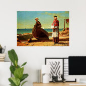 Winslow Homer-Kunstwerk, Vater kommt Poster (Heimbüro)