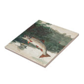 Winslow Homer Leaping Trout Tile Fliese (Seite)