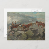 Winslow Homer - Mount Washington Postkarte (Vorne/Hinten)