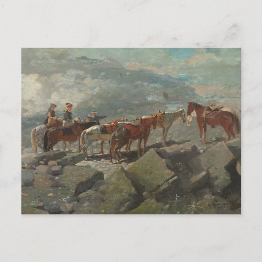 Winslow Homer - Mount Washington Postkarte (Vorderseite)