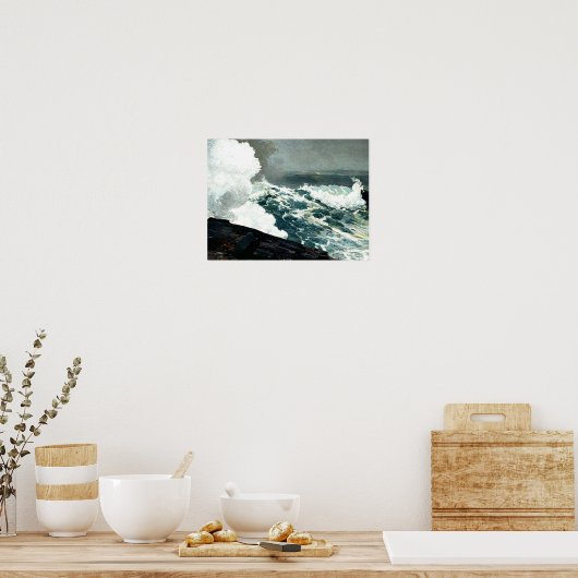 Winslow Homer - Noreaster Poster (Küche)