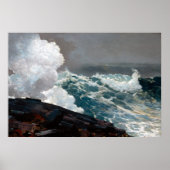 Winslow Homer Northeaster Poster (Vorne)