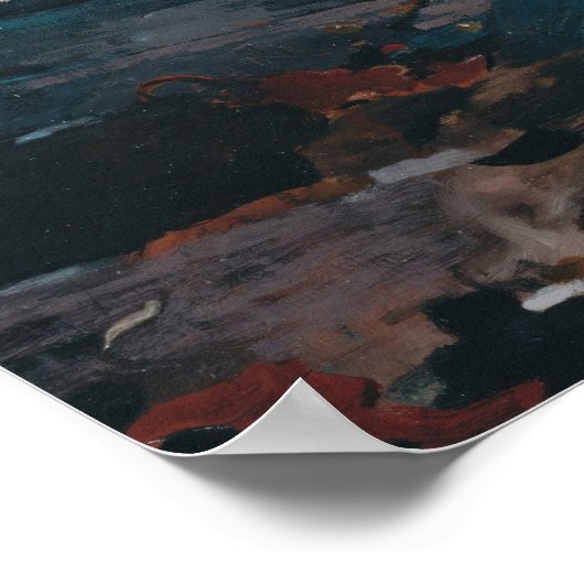 Winslow Homer Northeaster Poster (Ecke)