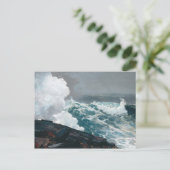 Winslow Homer Northeaster Postkarte (Stehend Vorderseite)