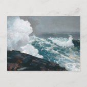 Winslow Homer Northeaster Postkarte (Vorderseite)