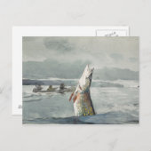 Winslow Homer - Pike, Lake St. John Postkarte (Vorne/Hinten)
