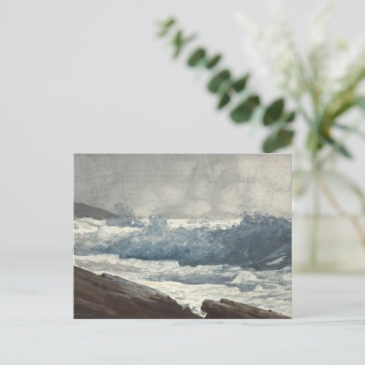 Winslow Homer - Prout's Neck, Breakers Postkarte (Stehend Vorderseite)