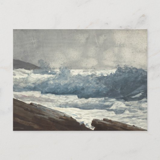 Winslow Homer - Prout's Neck, Breakers Postkarte (Vorderseite)