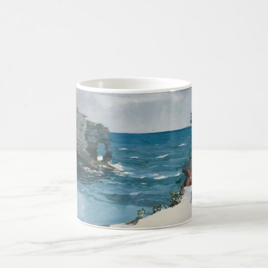 Winslow Homer - Rocky Shore, Bermuda Kaffeetasse (Mittel)