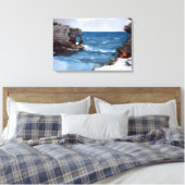 Winslow Homer Rocky Shore, Bermuda Leinwanddruck (Insitu (Schlafzimmer))