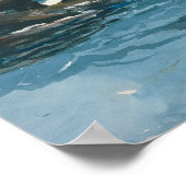 Winslow Homer - Rocky Shore, Bermuda Poster (Ecke)