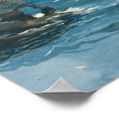 Winslow Homer - Rocky Shore, Bermuda Poster (Ecke)