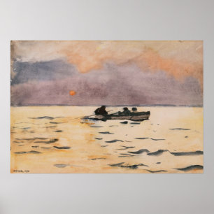 Winslow Homer Rowing Zuhause Poster