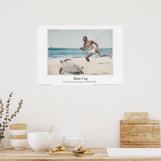 Winslow Homer - "Rum Cay" Poster (Küche)