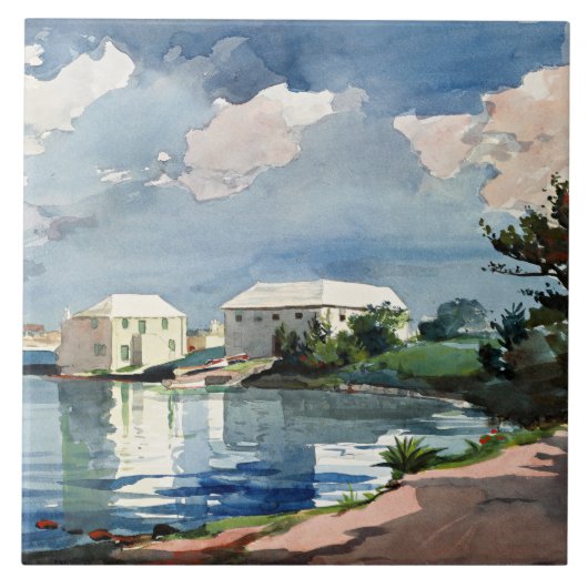 Winslow Homer, Salt Kettle, Bermuda Fliese (Vorderseite)