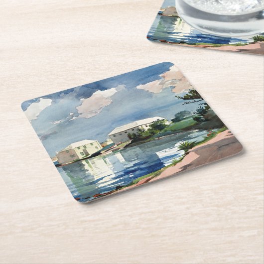 Winslow Homer, Salt Kettle, Bermuda Rechteckiger Pappuntersetzer (angewinkelt)