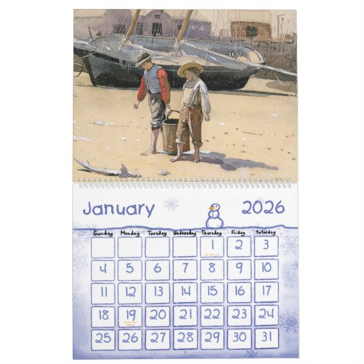 Winslow Homer-Sammlung I Kalender (Jan 2026)