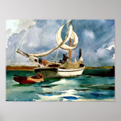 Winslow Homer - Sloop, Bermuda Poster (Vorne)