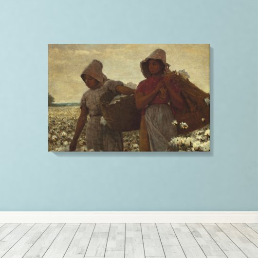Winslow Homer - The Cotton Pickers Leinwanddruck (Insitu (Holzboden))