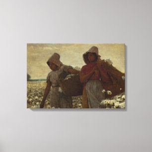 Winslow Homer - The Cotton Pickers Leinwanddruck