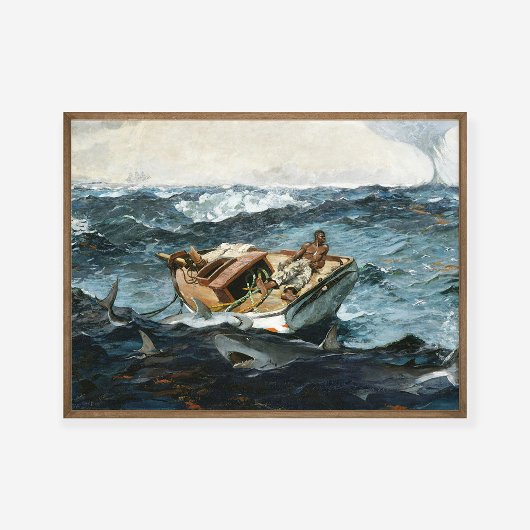 Winslow Homer The Gulf Stream Malerei Art Print Poster