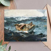 Winslow Homer The Gulf Stream Malerei Art Print Postkarte