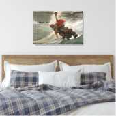 Winslow Homer - The Life Line Leinwanddruck (Insitu (Schlafzimmer))
