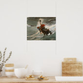 Winslow Homer - The Life Line Poster (Küche)