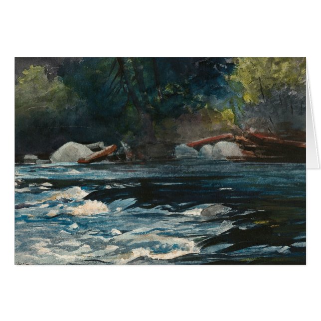 Winslow Homer - The Rapids, Hudson River (Vorderseite (Horizontal))