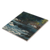 Winslow Homer - The Rapids, Hudson River Fliese (Seite)