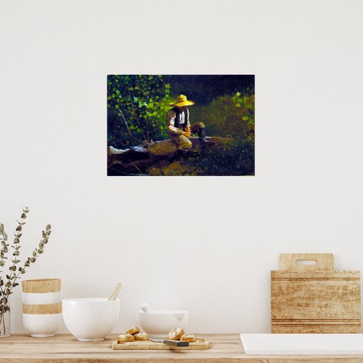 Winslow Homer The Whittling Boy Poster (Küche)