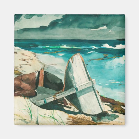 Winslow Homer tras el huracan bahamas Magnet (Vorne)