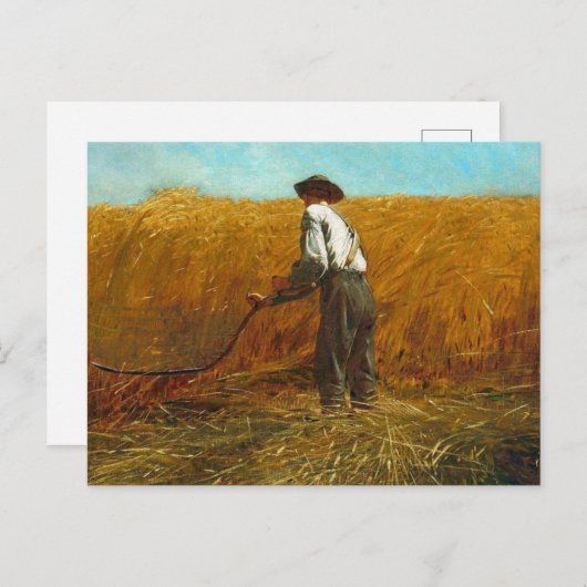 Winslow Homer - Veteran in einem neuen Feld Postkarte (Vorne/Hinten)