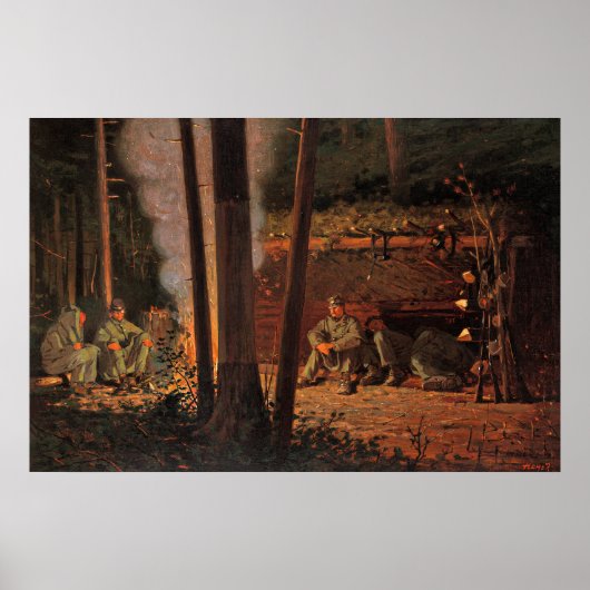 Winslow Homer - Vor Yorktown, Poster (Vorne)