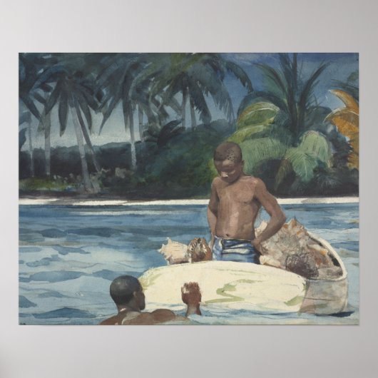 Winslow Homer - West India Divers Poster (Vorne)