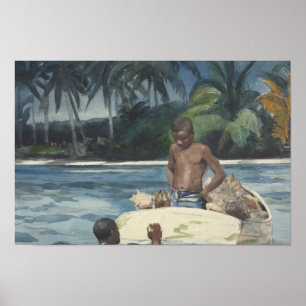 Winslow Homer - West India Divers Poster