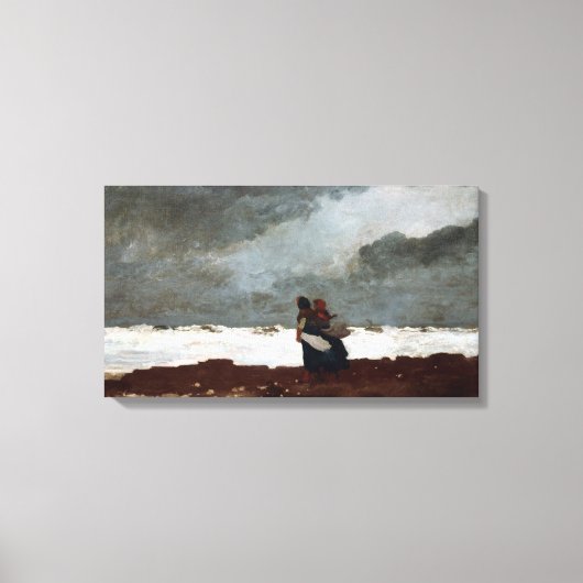Winslow Homer Zwei Zahlen am Meer Leinwanddruck (Vorderseite)