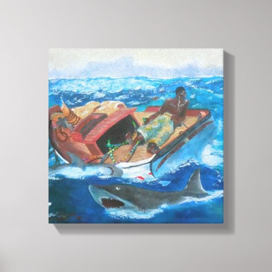 Winslow Homer's Gulfstream überarbeitet Leinwanddruck (Vorderseite)