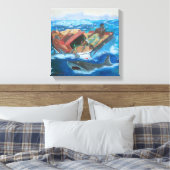 Winslow Homer's Gulfstream überarbeitet Leinwanddruck (Insitu (Schlafzimmer))