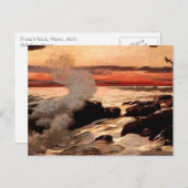 Winslow Homer's Prout's Neck Postkarte (Vorne/Hinten)
