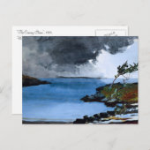 Winslow Homer's "The Coming Storm" Postkarte (Vorne/Hinten)