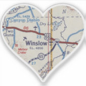 Winslow Map Aufkleber (Vorderseite)