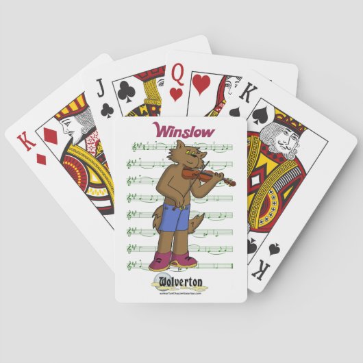 Winslow-Spielkarten Spielkarten (Rückseite)