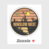 Winslow West, Arizona Aufkleber (Blatt)