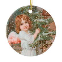Winsome Angel mit Weihnachtsbaum
