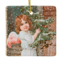 Winsome Angel mit Weihnachtsbaum