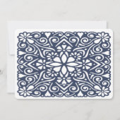 Winsome Spirit Blue Religiöse Einladung (Rückseite)