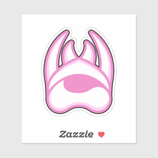 Winster White Claws Sticker (Blatt)