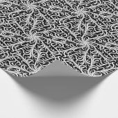 Winston Black and White Geschenkpapier (Ecke)