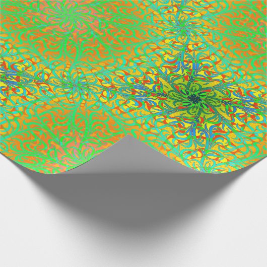 Winston Chartreuse Fiesta Geschenkpapier (Ecke)